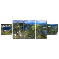 Panorama of the 7 Rila Lakes 2